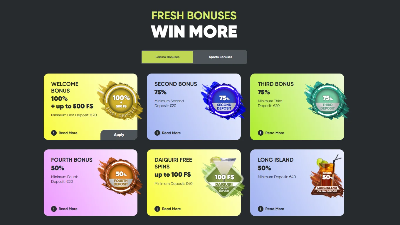 Промокоди Fresh Casino: як перевіряти бонусні пропозиції
